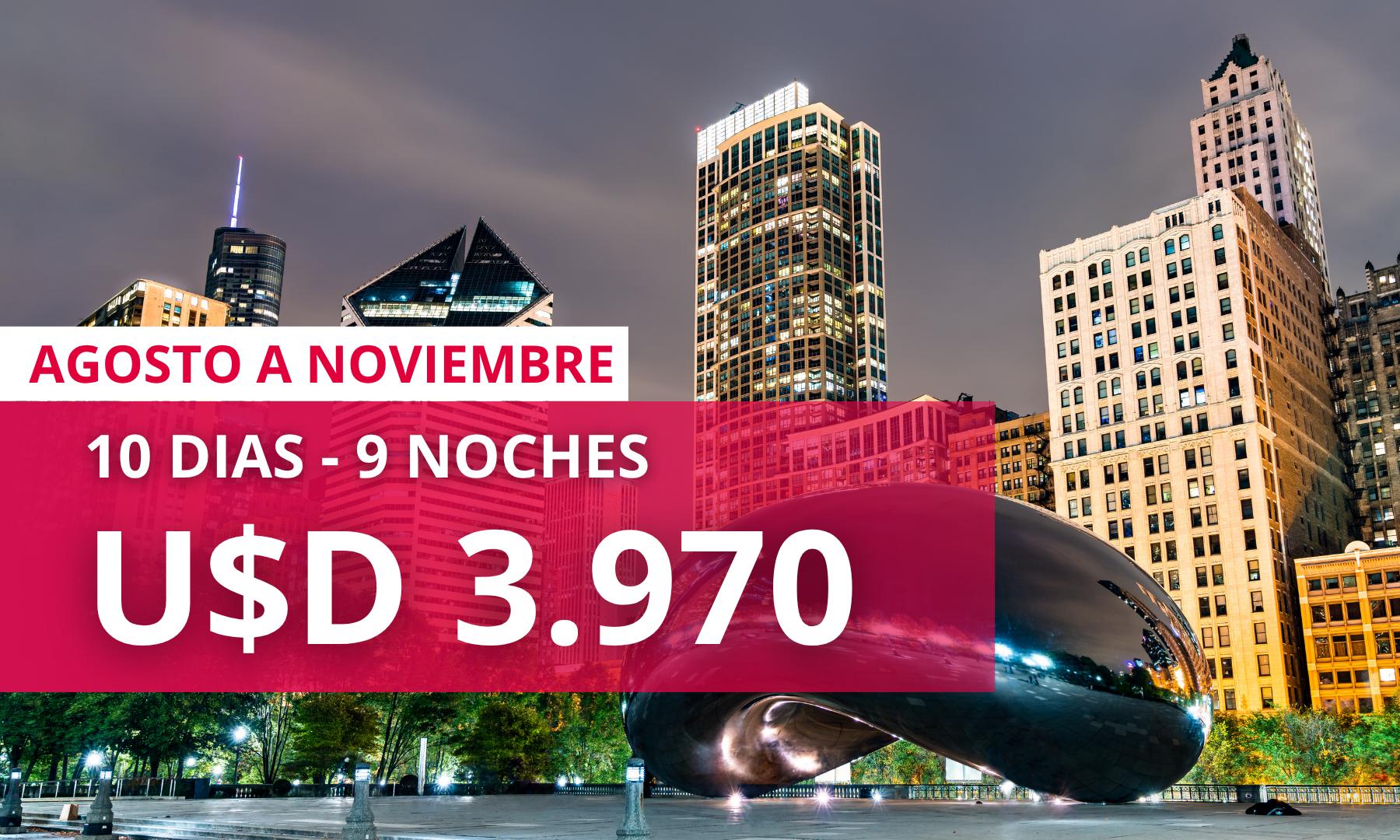 Nueva York + Chicago + Washington