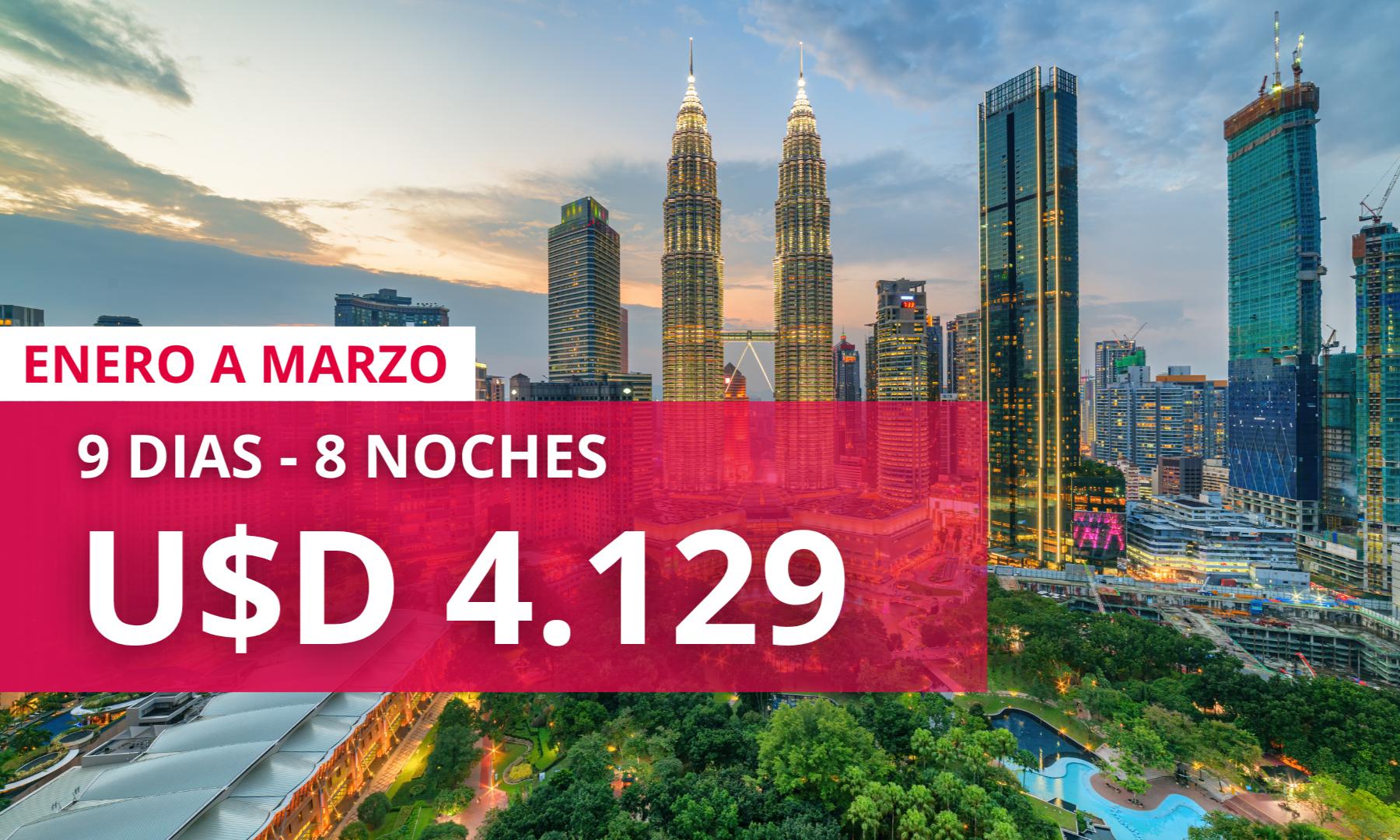 Encantos de Kuala Lumpur y Bali 